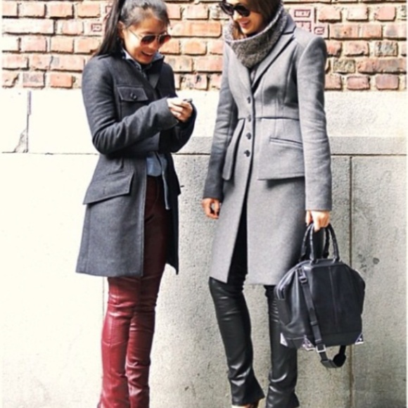 Marissa Webb Oxblood Red Leather Skinny Pants Sz 4 - Picture 6 of 9